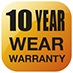 10 Year Wear Warranty